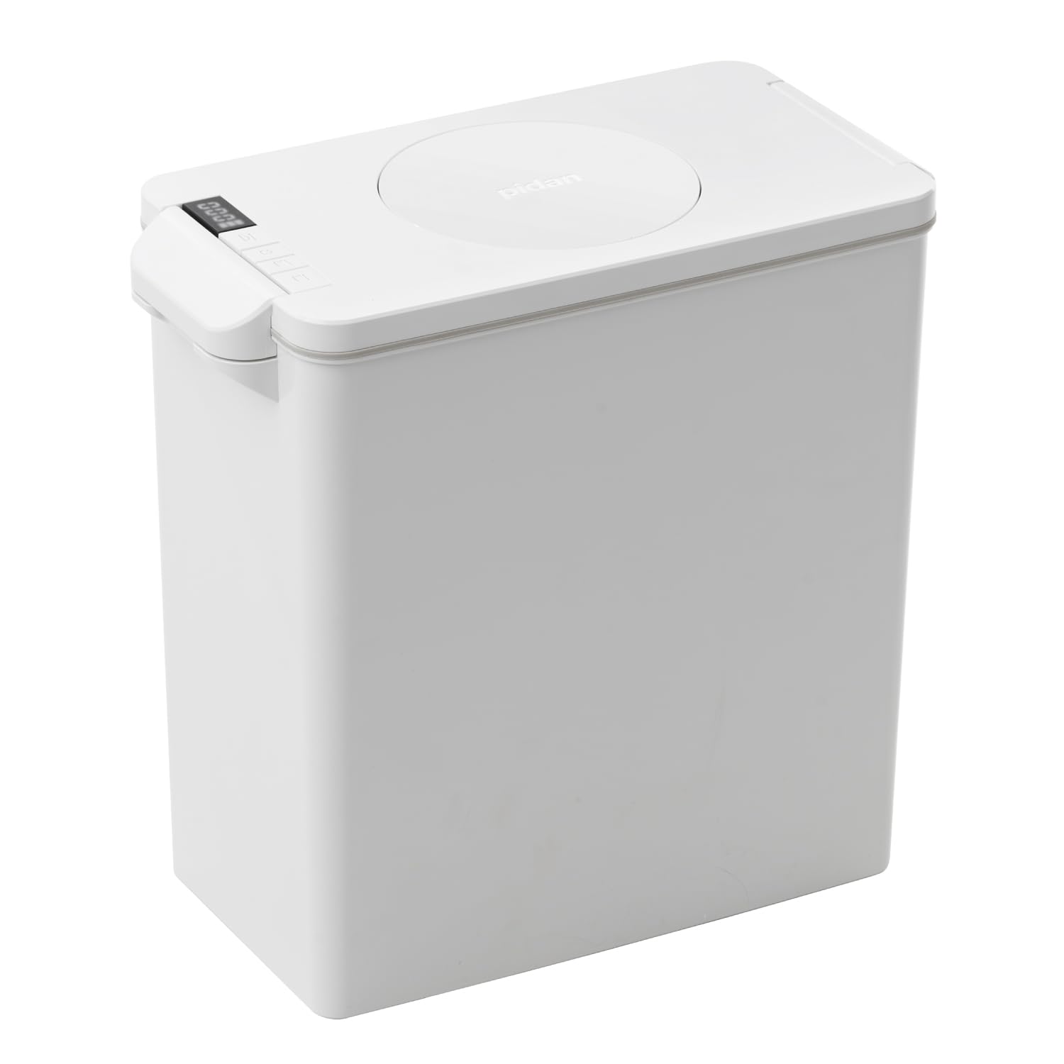 Automatic vacuum pet food storage with digital scale for fresh, precise portions.