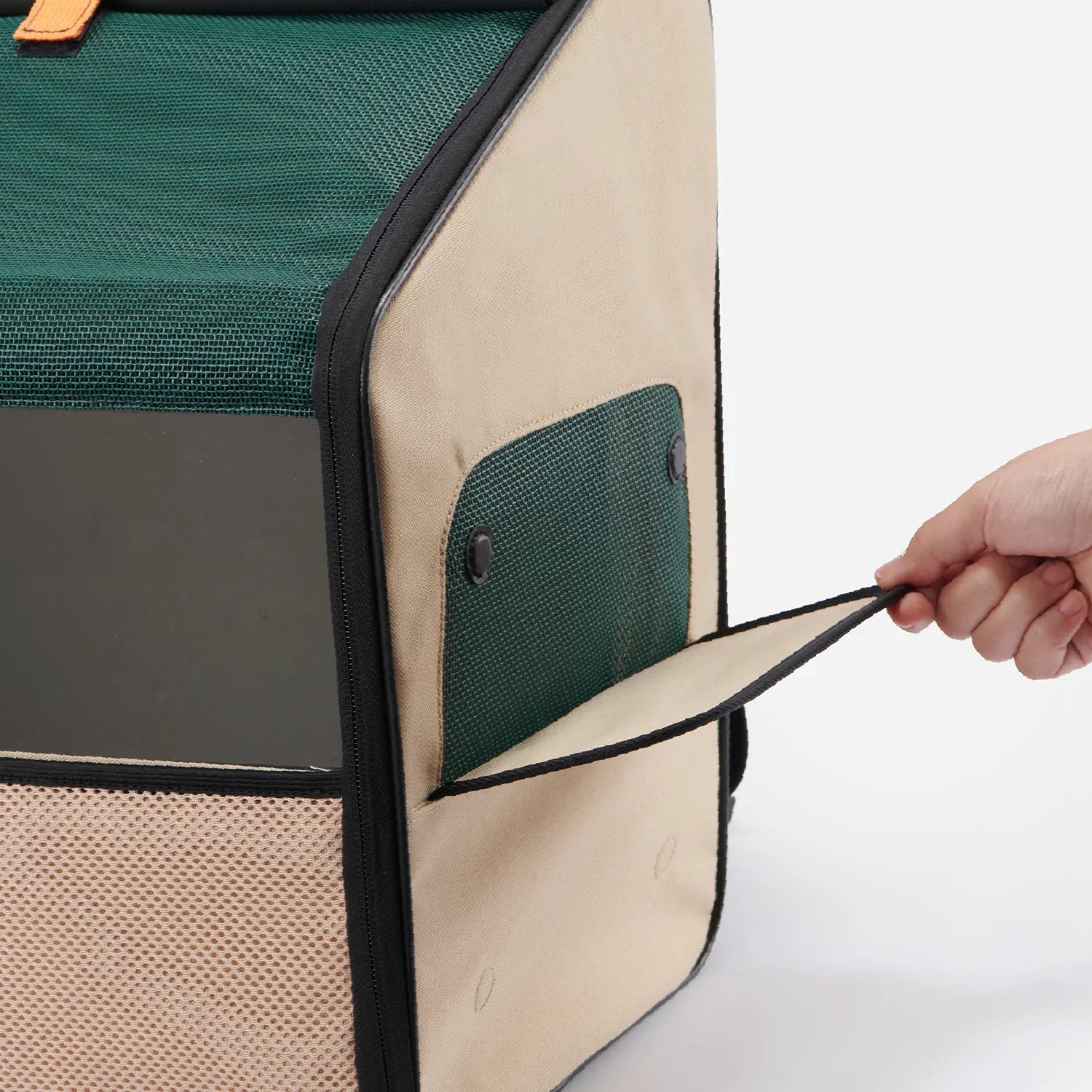 38cm Neoprene cat travel carrier bag with mesh window for small pets up to 7.5 lbs.