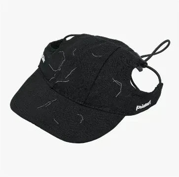 Front of the smaller cap made for a cat